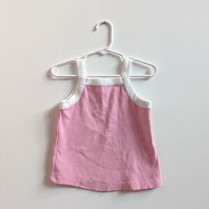 Hanna Andersson Pink Retro Tank Top Girls 3T